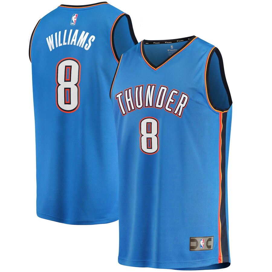 Men's Oklahoma City Thunder Jalen Williams Fanatics Blue 2022 NBA Draft First Round Pick Fast Break Replica Player Jersey - Icon Edition