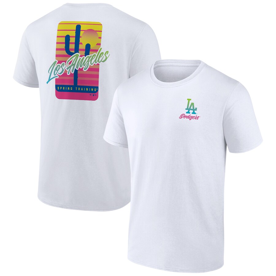 Men's Los Angeles Dodgers White Spring Break T-Shirt