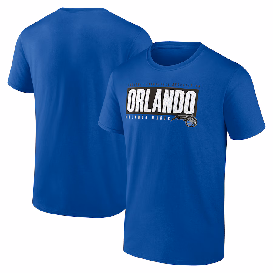 Men's Orlando Magic Fanatics Blue Box Out T-Shirt