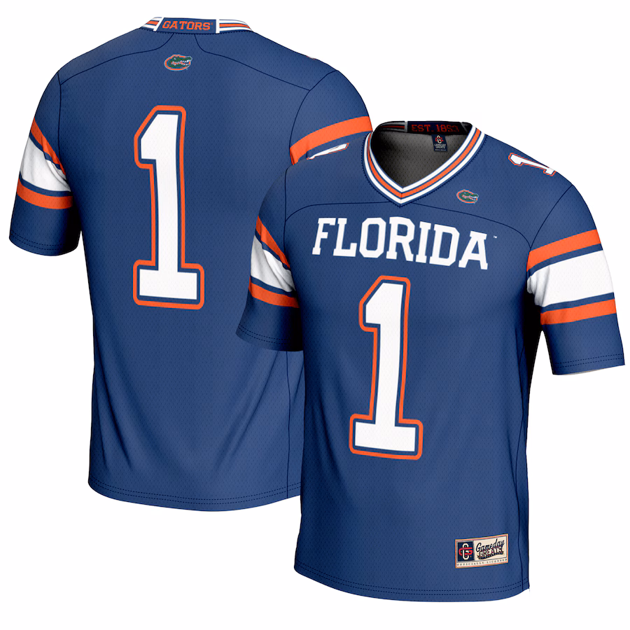 Youth GameDay Greats #1 Royal Florida Gators Football Jersey