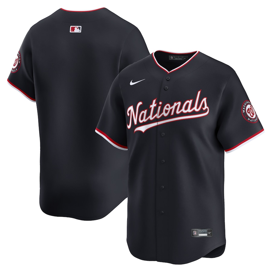 Men's Washington Nationals Nike Navy Alternate Limited Jersey