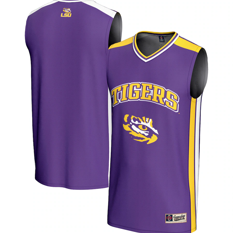 Youth GameDay Greats Purple LSU Tigers Spirit Basketball Jersey