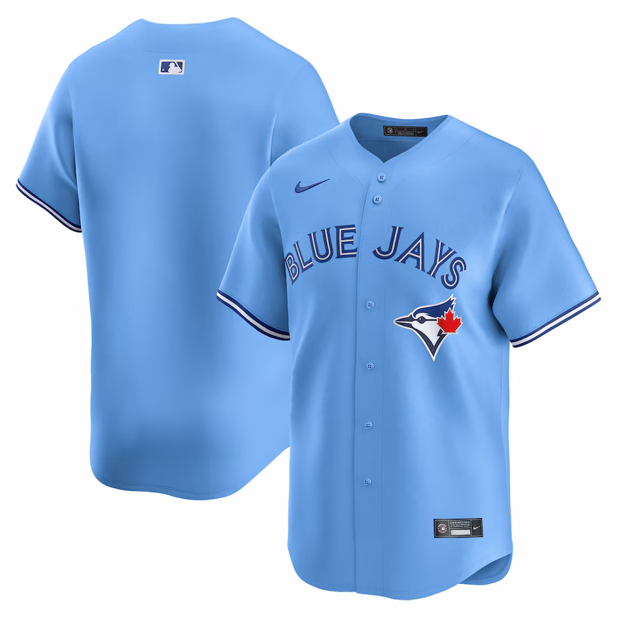 Men's Toronto Blue Jays Nike Light Blue Alternate Limited Jersey