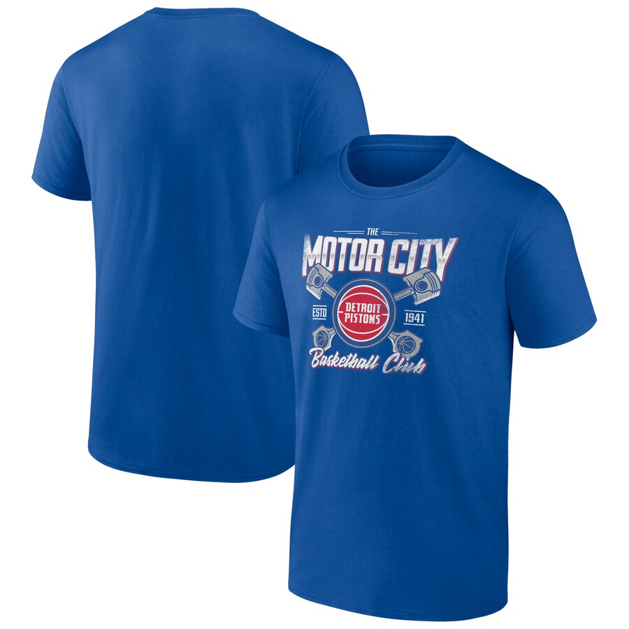 Men's Detroit Pistons Blue Team Pride T-Shirt