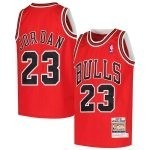 Youth Chicago Bulls Michael Jordan Mitchell & Ness Red Hardwood Classics 1997/98 Authentic Jersey