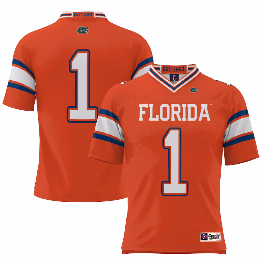#1 Florida Gators GameDay Greats Youth Football Jersey �?Orange