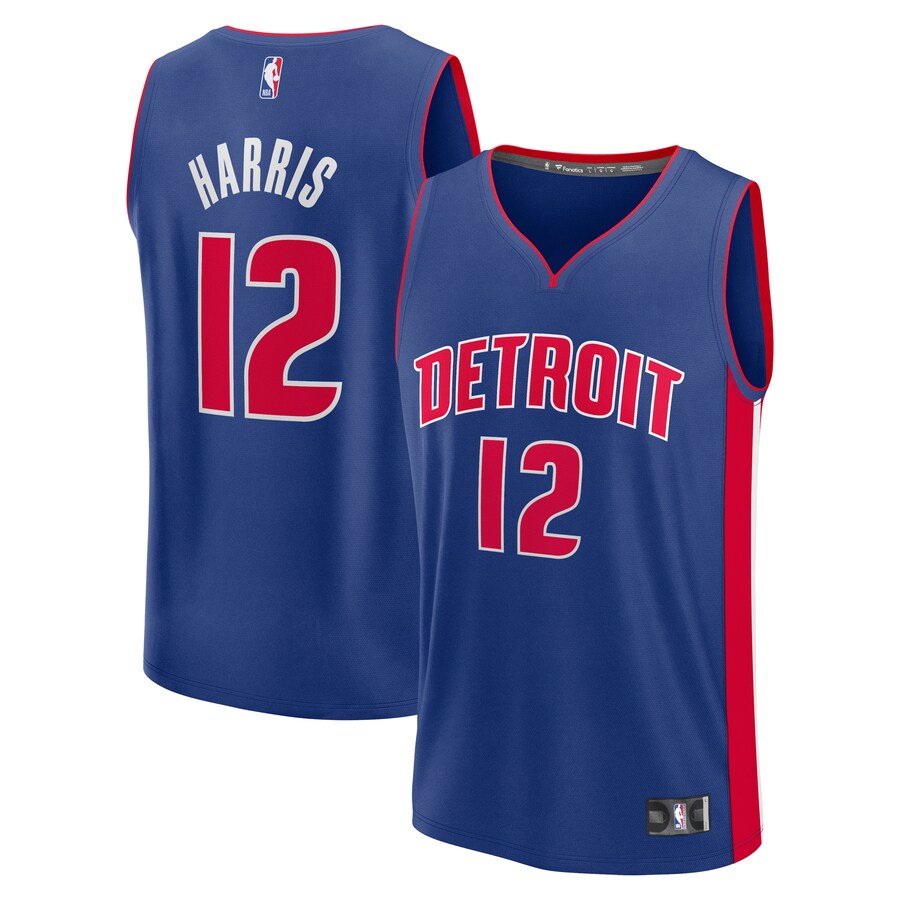 Youth Detroit Pistons Tobias Harris Fanatics Blue Fast Break Replica Player Jersey - Icon Edition