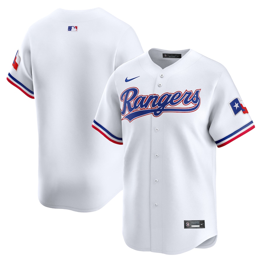Men's Texas Rangers Nike White Home Limited Jersey
