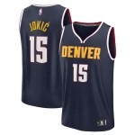 Men's Denver Nuggets Nikola Jokic Fanatics Navy Fast Break Replica Player Jersey - Icon Edition