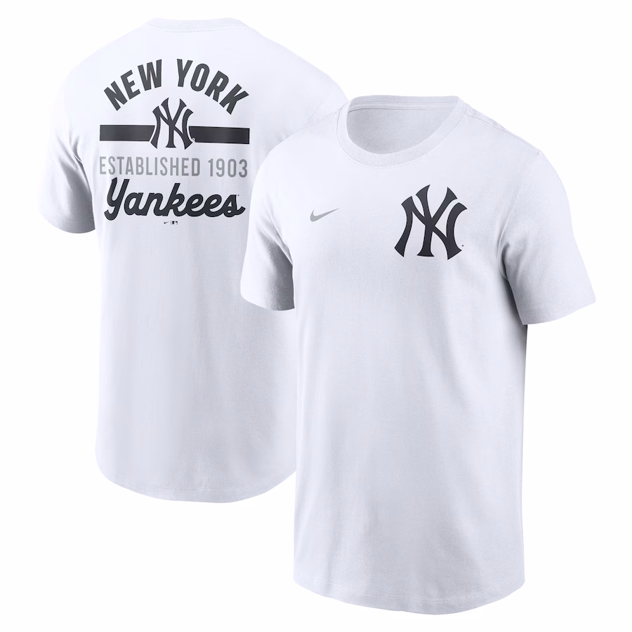Men's New York Yankees Nike White 2-Hit T-Shirt