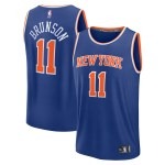 Men's New York Knicks Jalen Brunson Fanatics Blue Fast Break Replica Player Jersey - Icon Edition