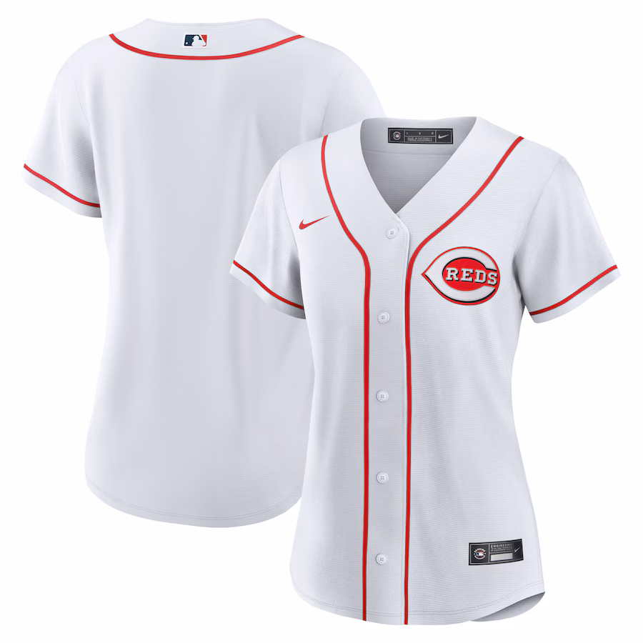 Women's Cincinnati Reds Nike White Home Blank Replica Jersey