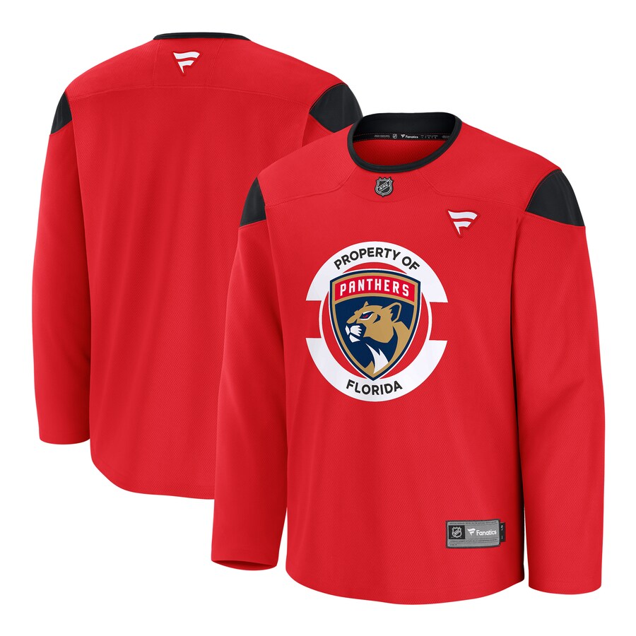Men's Florida Panthers Fanatics Red Home Practice Jersey