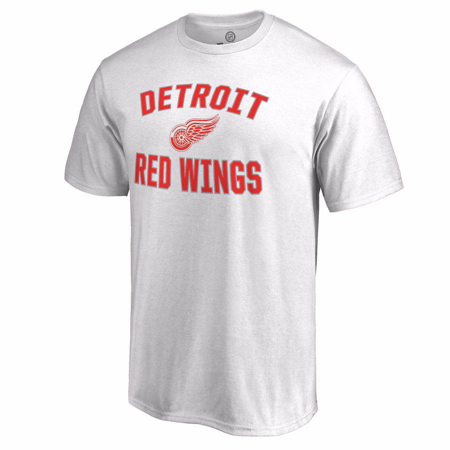 Men's Detroit Red Wings Victory Arch White T-Shirt