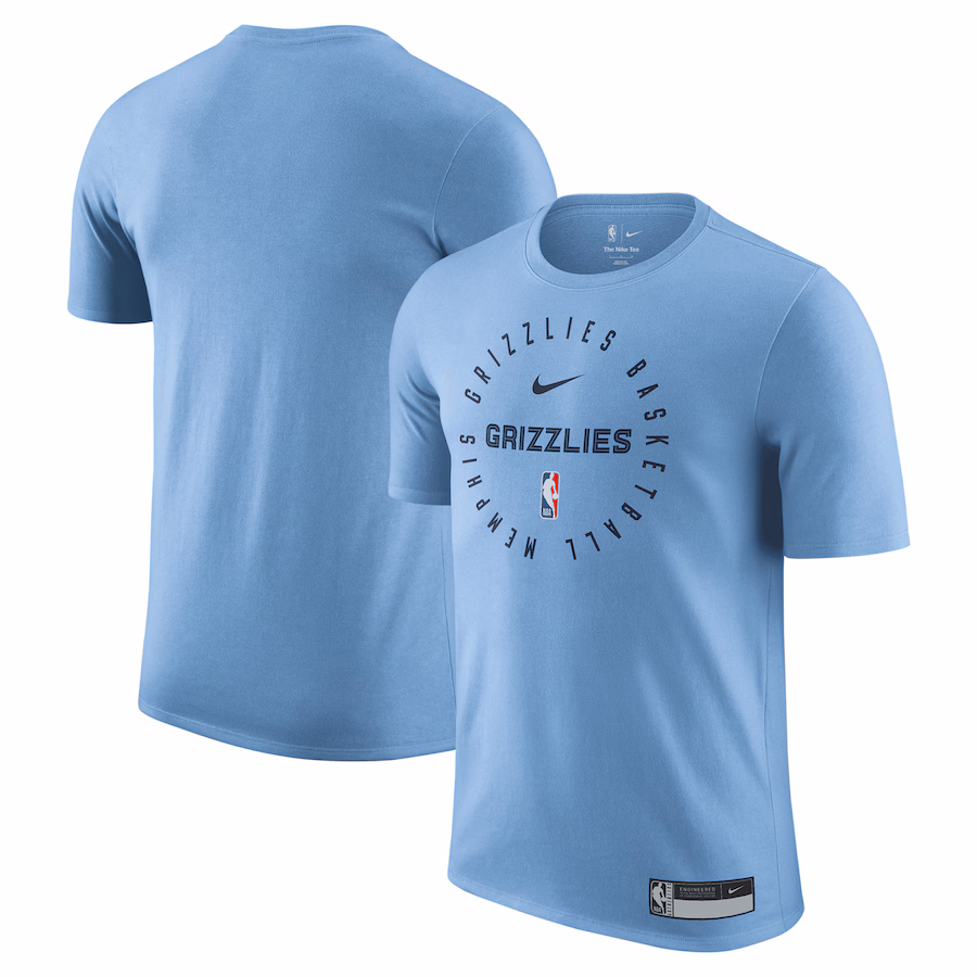 Men's Memphis Grizzlies Nike Light Blue 2024/25 Legend On-Court Practice Performance T-Shirt