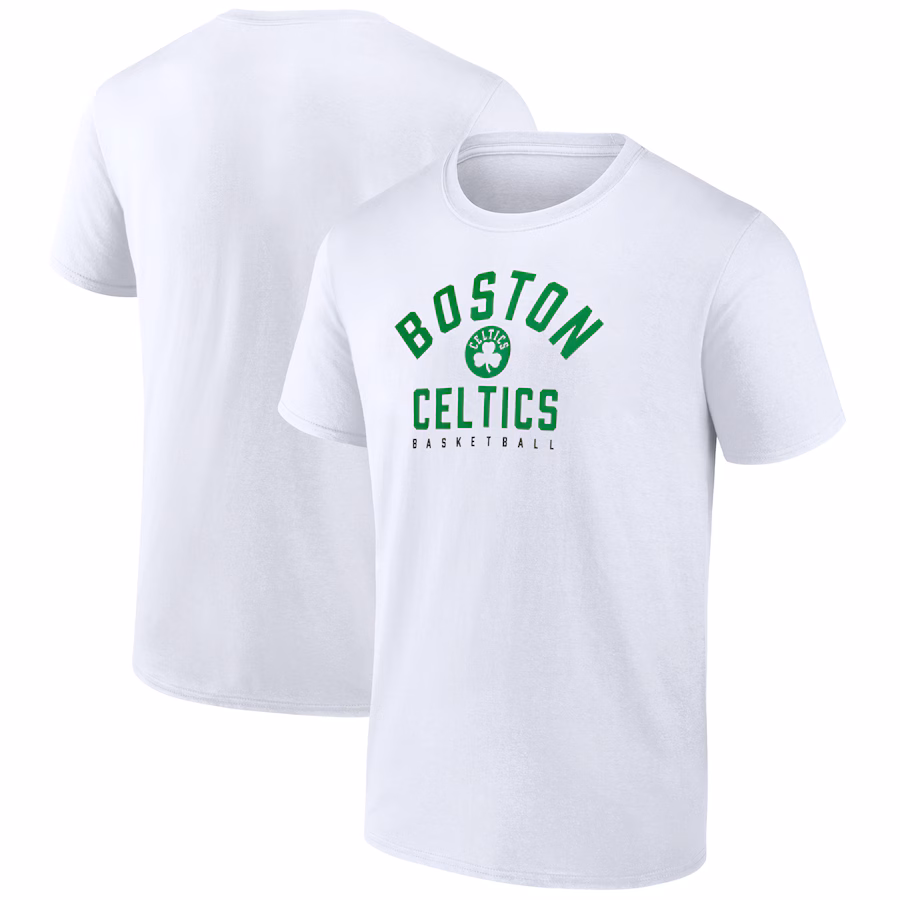 Men's Boston Celtics Fanatics White T-Shirt