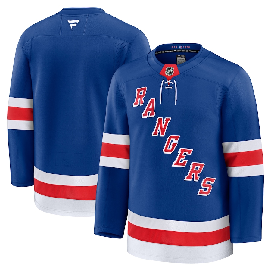 Men's New York Rangers Fanatics Blue Home Premium Jersey