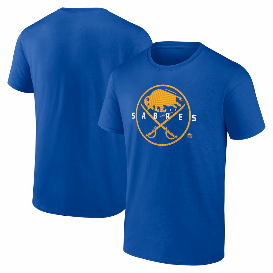 Men's Buffalo Sabres Royal Coordinate T-Shirt