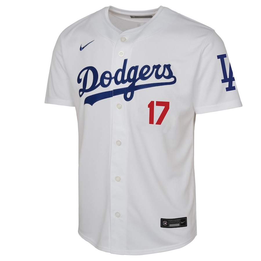Youth Los Angeles Dodgers Shohei Ohtani Nike White 2024 World Series Champions Limited Player Jersey