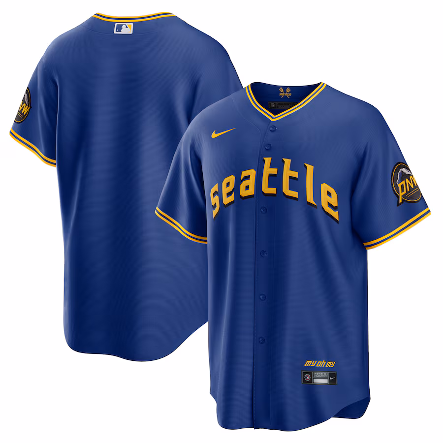 Men's Seattle Mariners Nike Royal City Connect Replica Jersey
