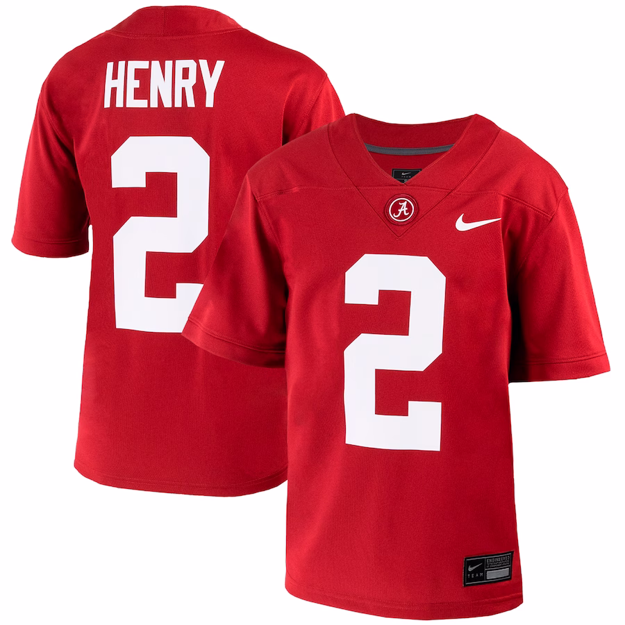 Derrick Henry Alabama Crimson Tide Nike Youth Untouchable Replica Jersey - Crimson
