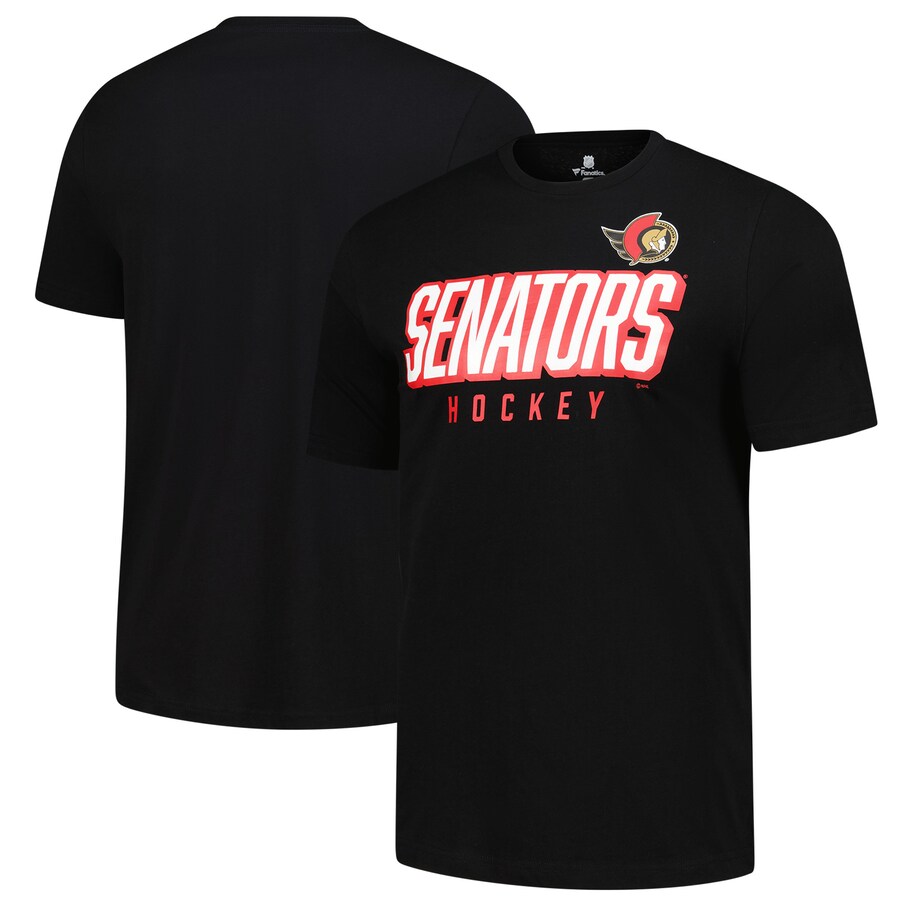 Men's Ottawa Senators Fanatics Black T-Shirt