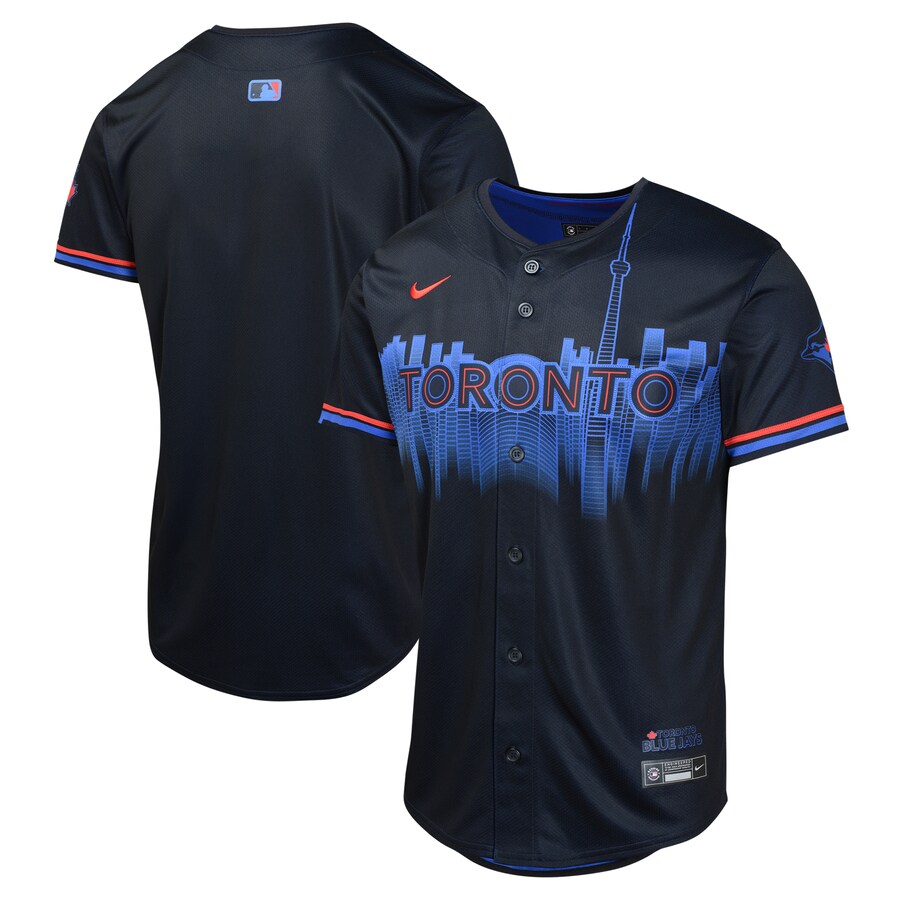 Youth Toronto Blue Jays Nike Black 2024 City Connect Limited Jersey