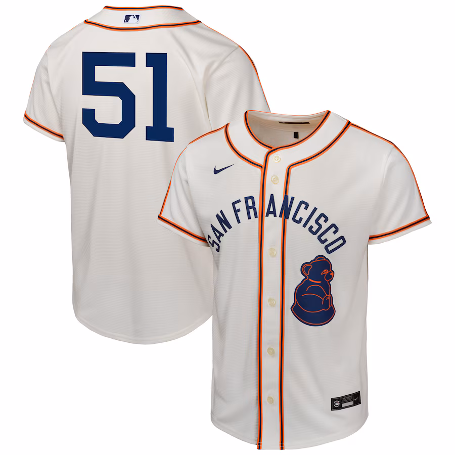 Youth San Francisco Giants Jung Hoo Lee Nike Cream 2024 Rickwood Classic Limited Player Jersey