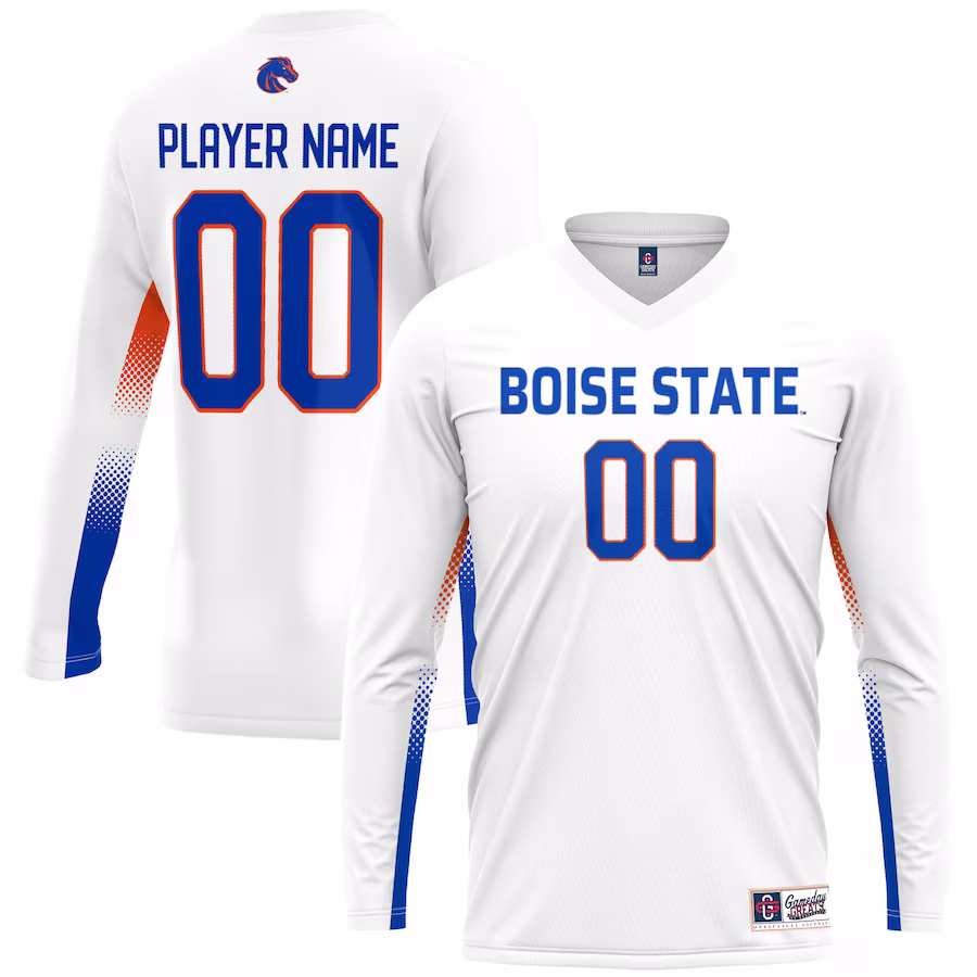 Boise State Broncos GameDay Greats Unisex Adult NIL Lightweight Volleyball Jersey - White