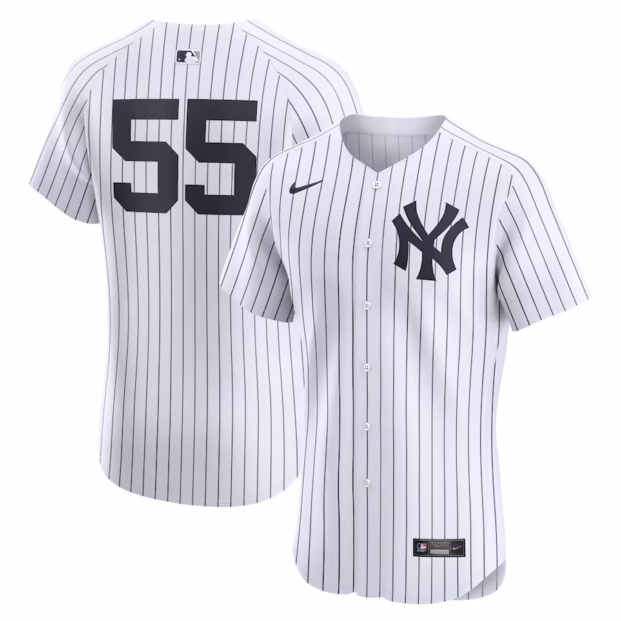 Men's New York Yankees Carlos Rodon Nike White Home Elite Player Jersey