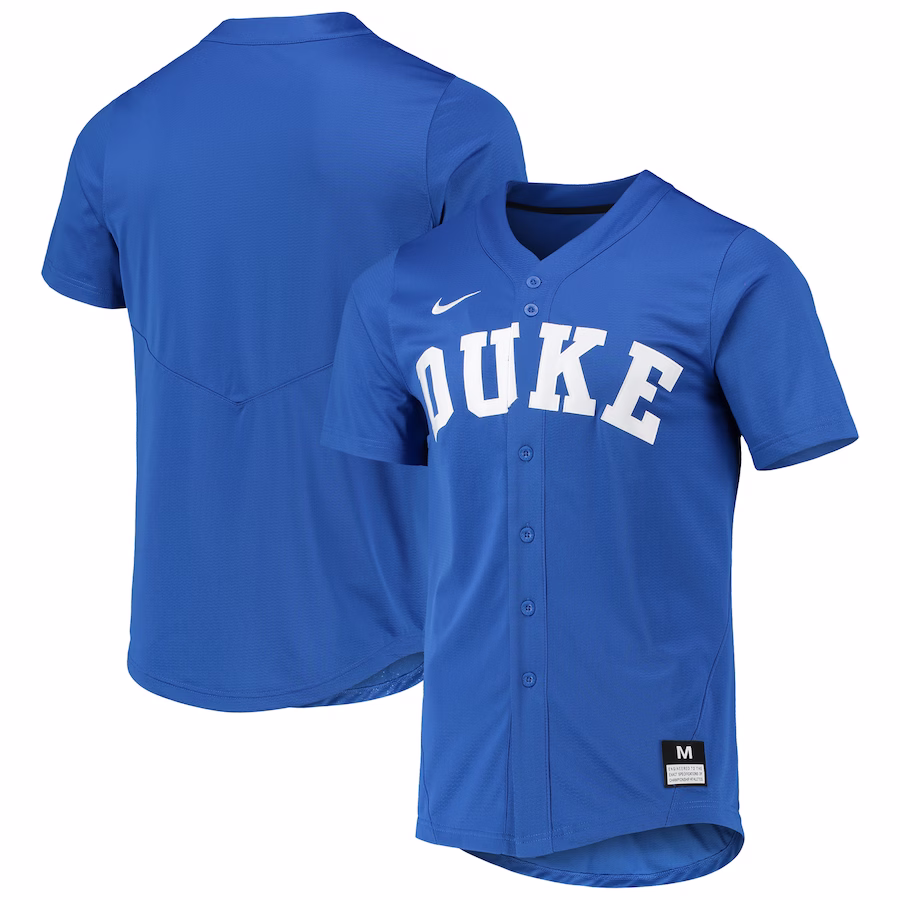 Duke Blue Devils Nike Replica Baseball Jersey - Royal