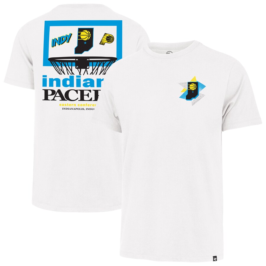 Men's Indiana Pacers '47 White City Edition Backboard T-Shirt