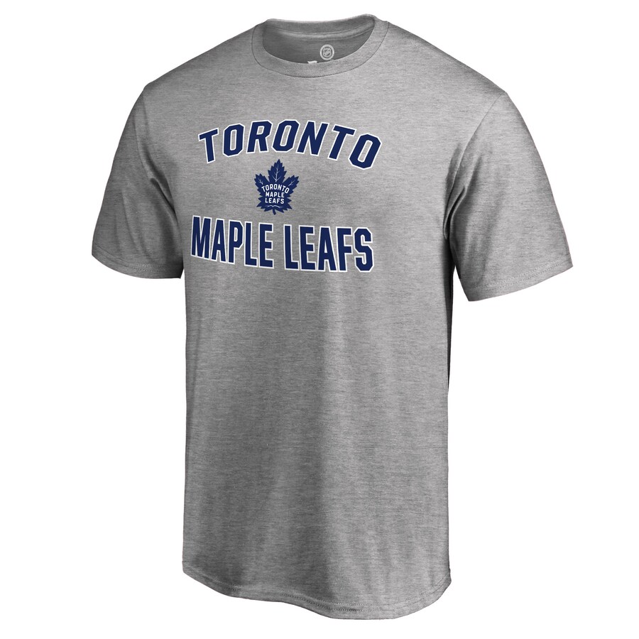 Men's Toronto Maple Leafs Ash Victory Arch T-Shirt