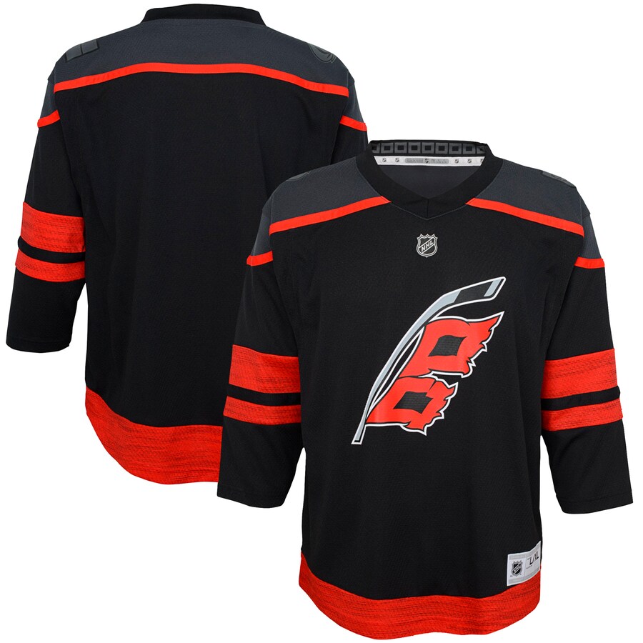 Youth Carolina Hurricanes Black Home Replica Jersey