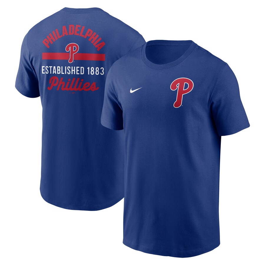 Men's Philadelphia Phillies Nike Navy 2-Hit T-Shirt