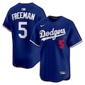 Men's Los Angeles Dodgers Freddie Freeman Nike Royal 2024 World Series Champions Alternate Limited Player Jersey