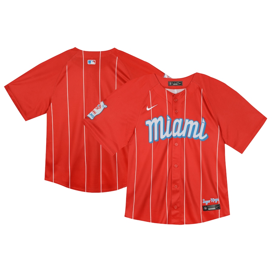 Toddler Miami Marlins Nike Red City Connect Limited Jersey