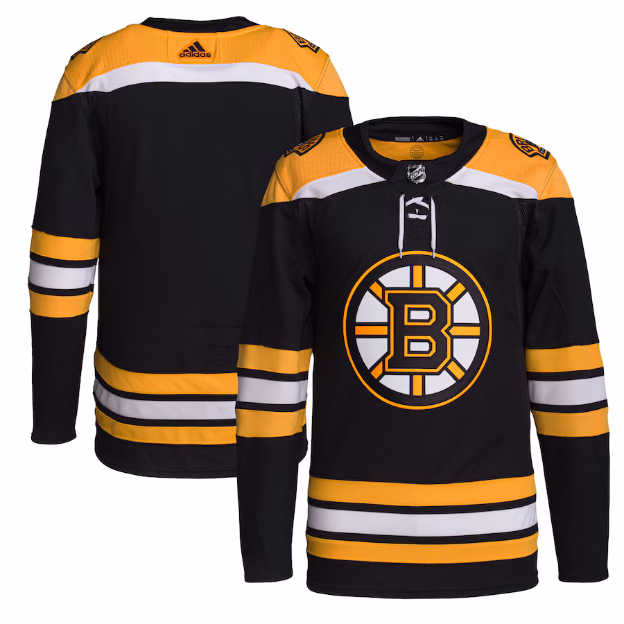 Men's Boston Bruins adidas Black Home Primegreen Authentic Jersey