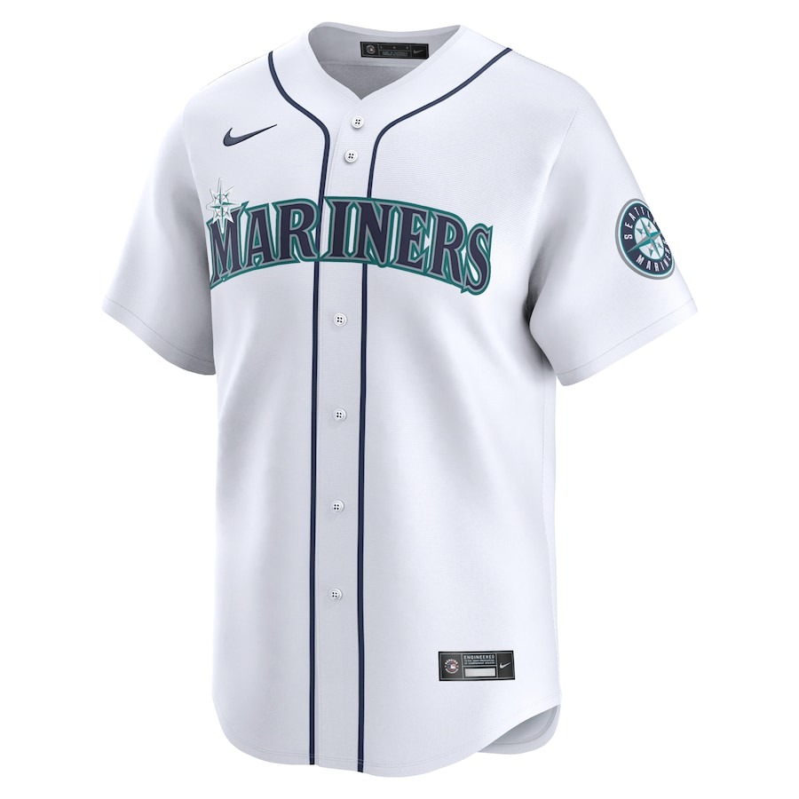 Men's Seattle Mariners Julio Rodríguez Nike White Home Limited Player Jersey
