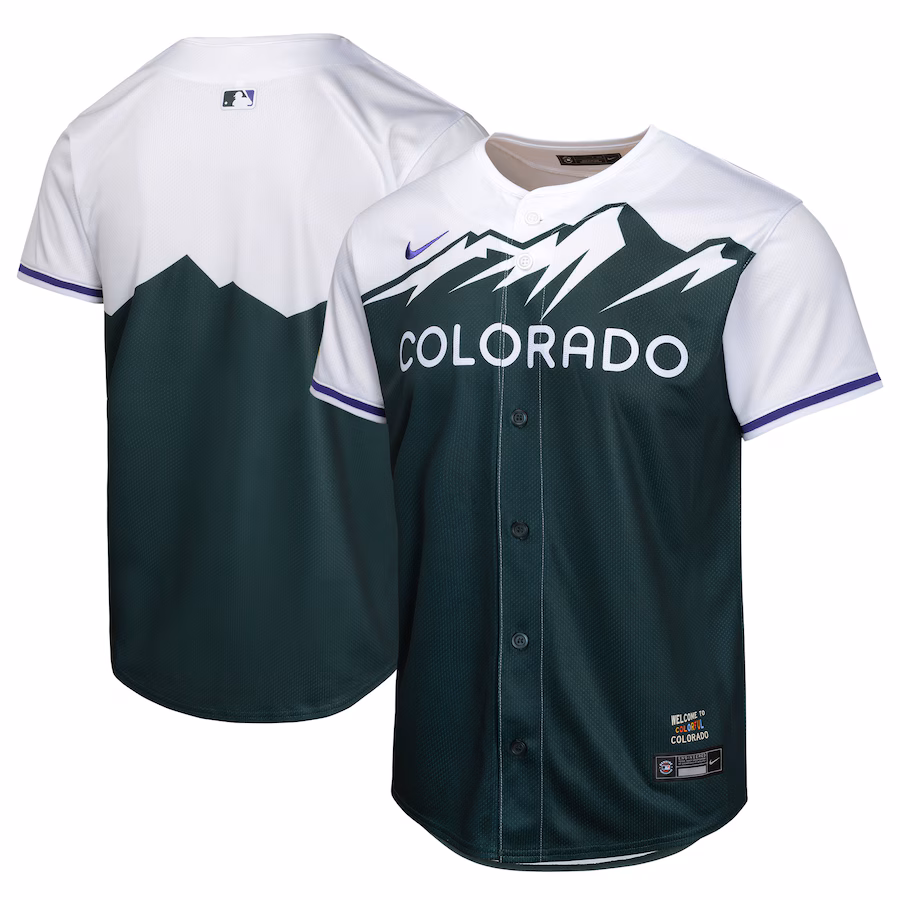 Youth Colorado Rockies Nike Green City Connect Limited Jersey