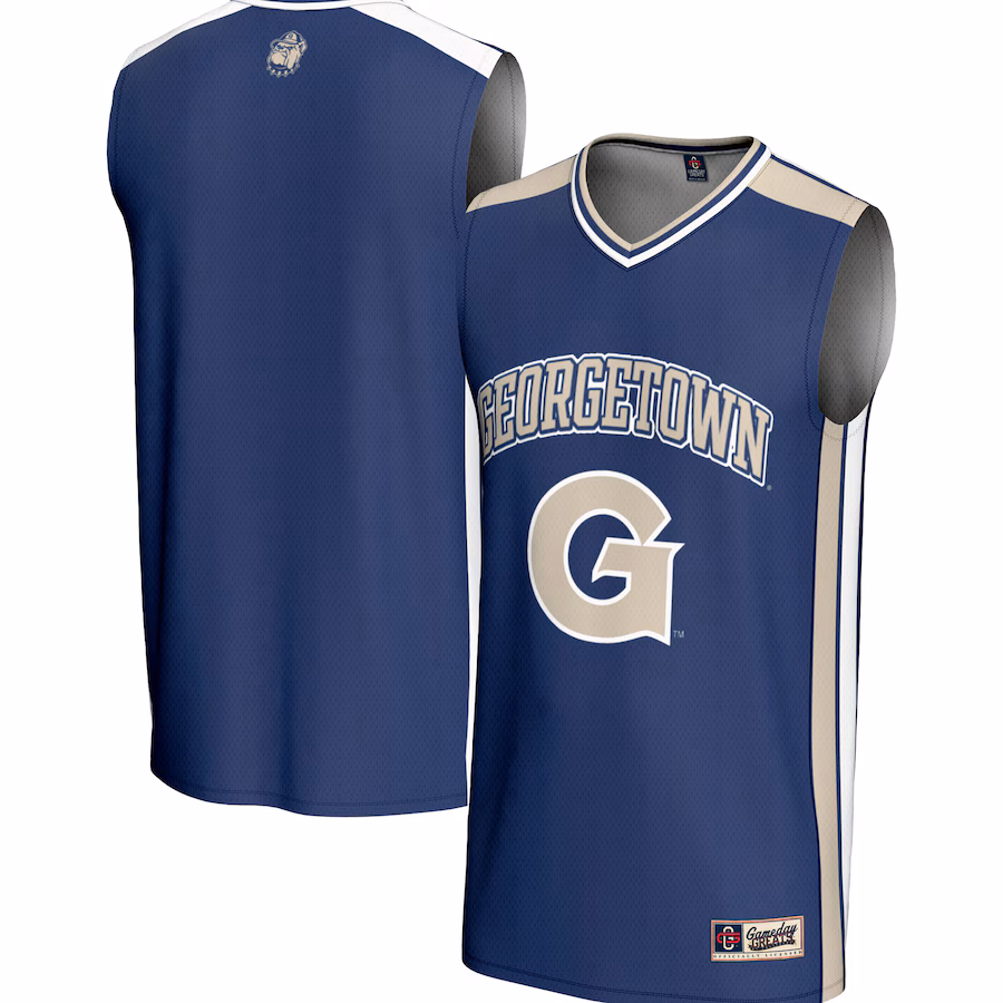 Men's GameDay Greats Navy Georgetown Hoyas Spirit Basketball Jersey