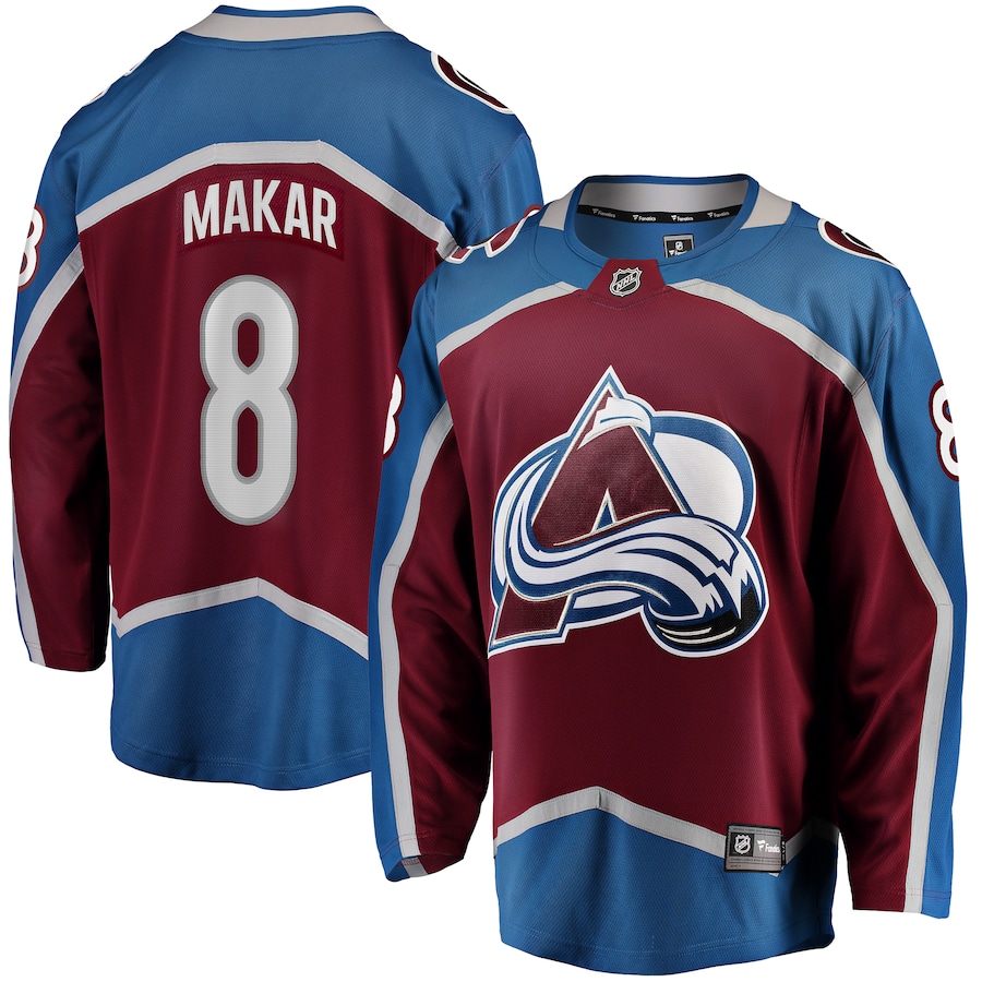 Men's Colorado Avalanche Cale Makar Fanatics Branded Burgundy Home Premier Breakaway Player Jersey