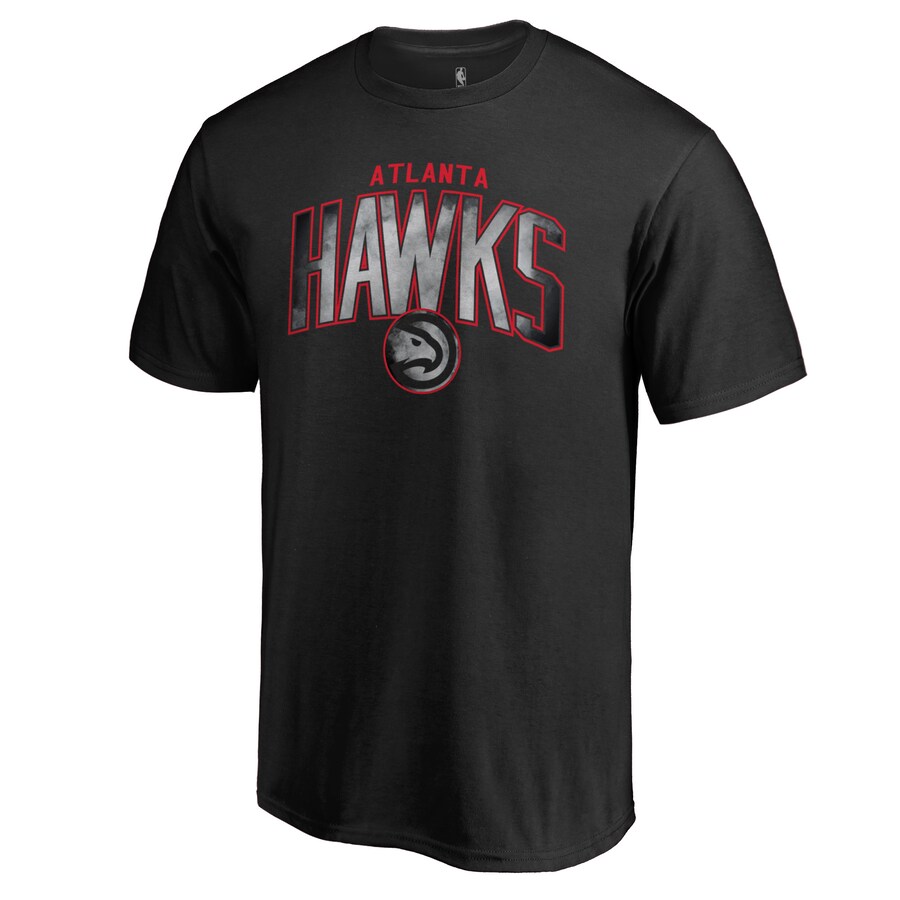 Men's Atlanta Hawks Black Arch Smoke T-Shirt