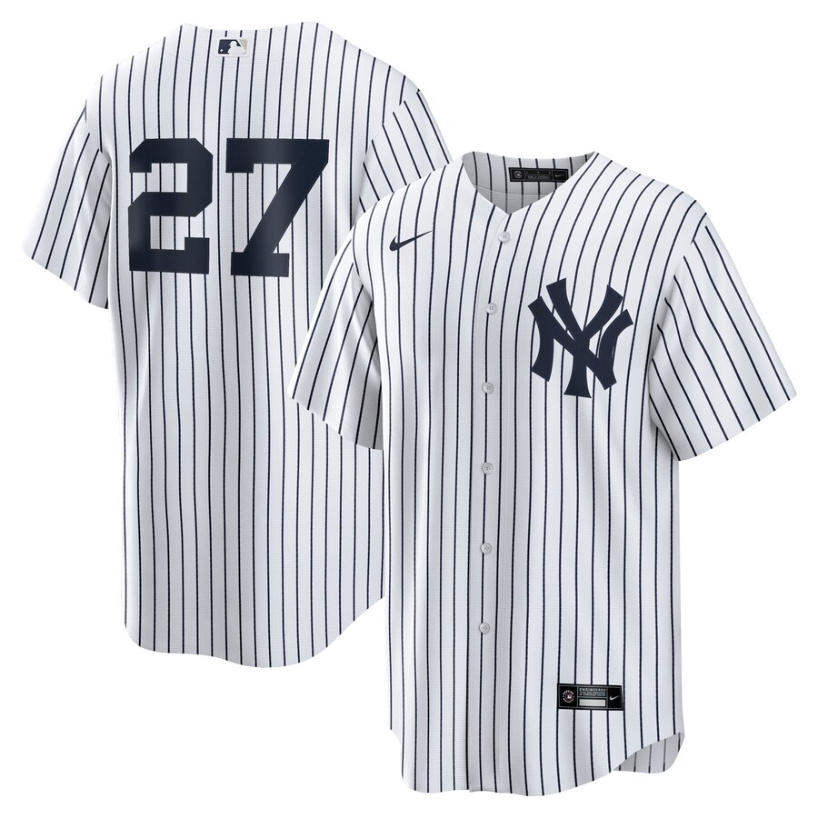 Men's New York Yankees Giancarlo Stanton Nike White Home Replica Player Jersey