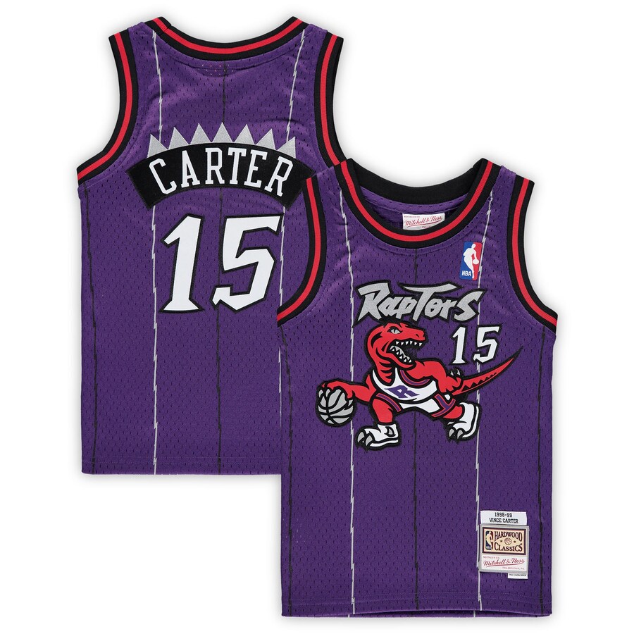 Preschool Toronto Raptors Vince Carter Mitchell & Ness Purple 1998-1999 Hardwood Classics Throwback Team Jersey
