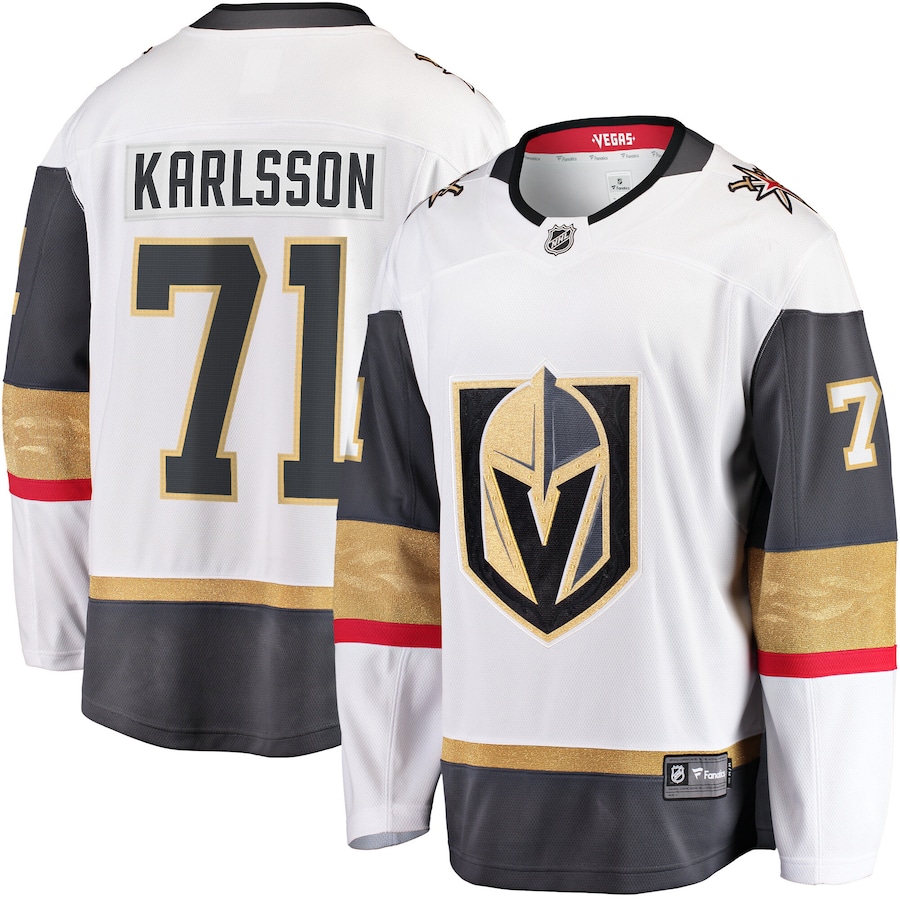 Men's Vegas Golden Knights William Karlsson Fanatics White Premier Breakaway Player Jersey