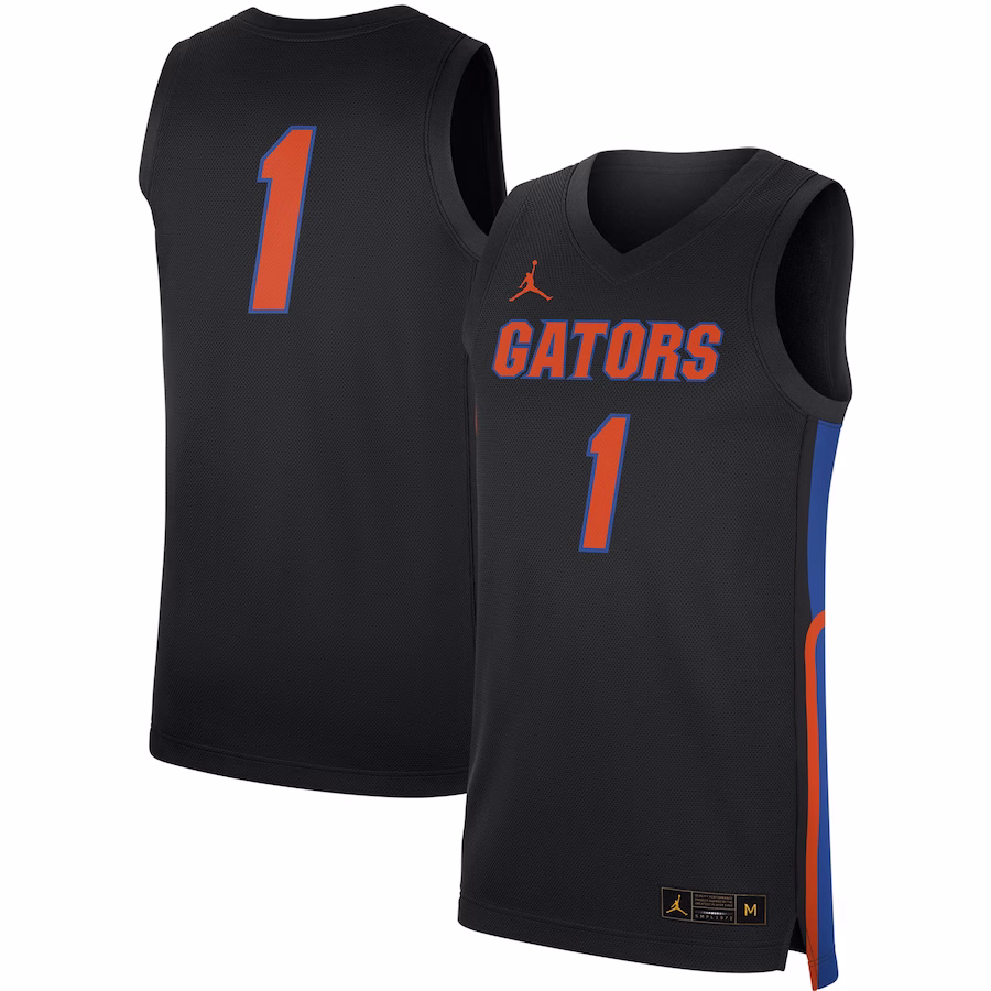 Florida Gators Jordan Brand Replica Jersey - Black