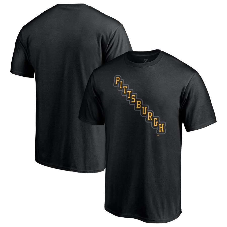 Men's Pittsburgh Penguins Black Special Edition Secondary Logo T-Shirt