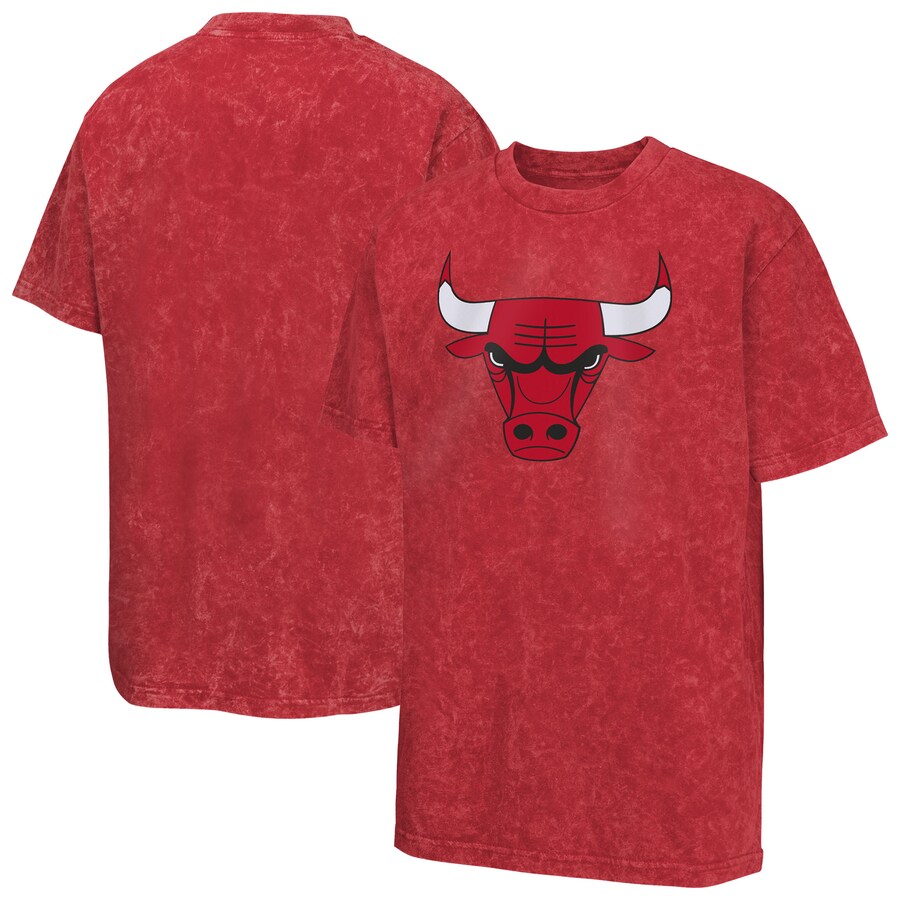 Youth Chicago Bulls Red Rugged Defense T-Shirt
