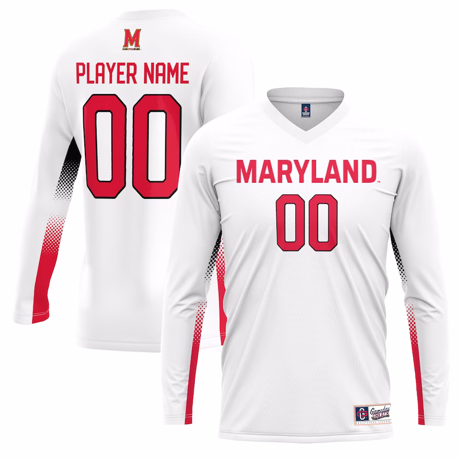 Maryland Terrapins GameDay Greats Unisex NIL Lightweight Volleyball Jersey - White